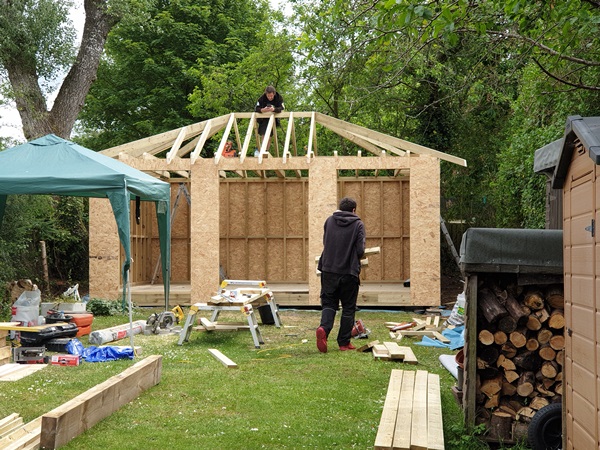 Wood built Garden office in Buntingford