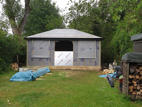 Wooden Garden office builds in Herfordshire
